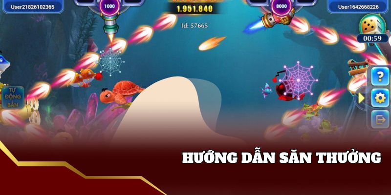 Hướng dẫn đi săn trong bắn cá 3d