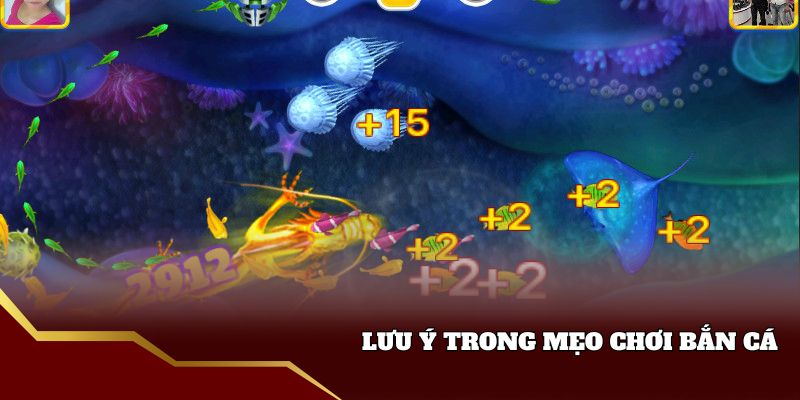 Lưu ý riêng về mẹo chơi bắn cá